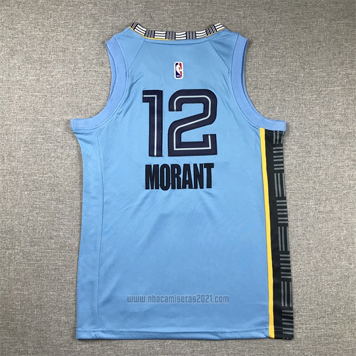 Camiseta Nino Memphis Grizzlies Ja Morant #12 Statement 2022-23 Azul